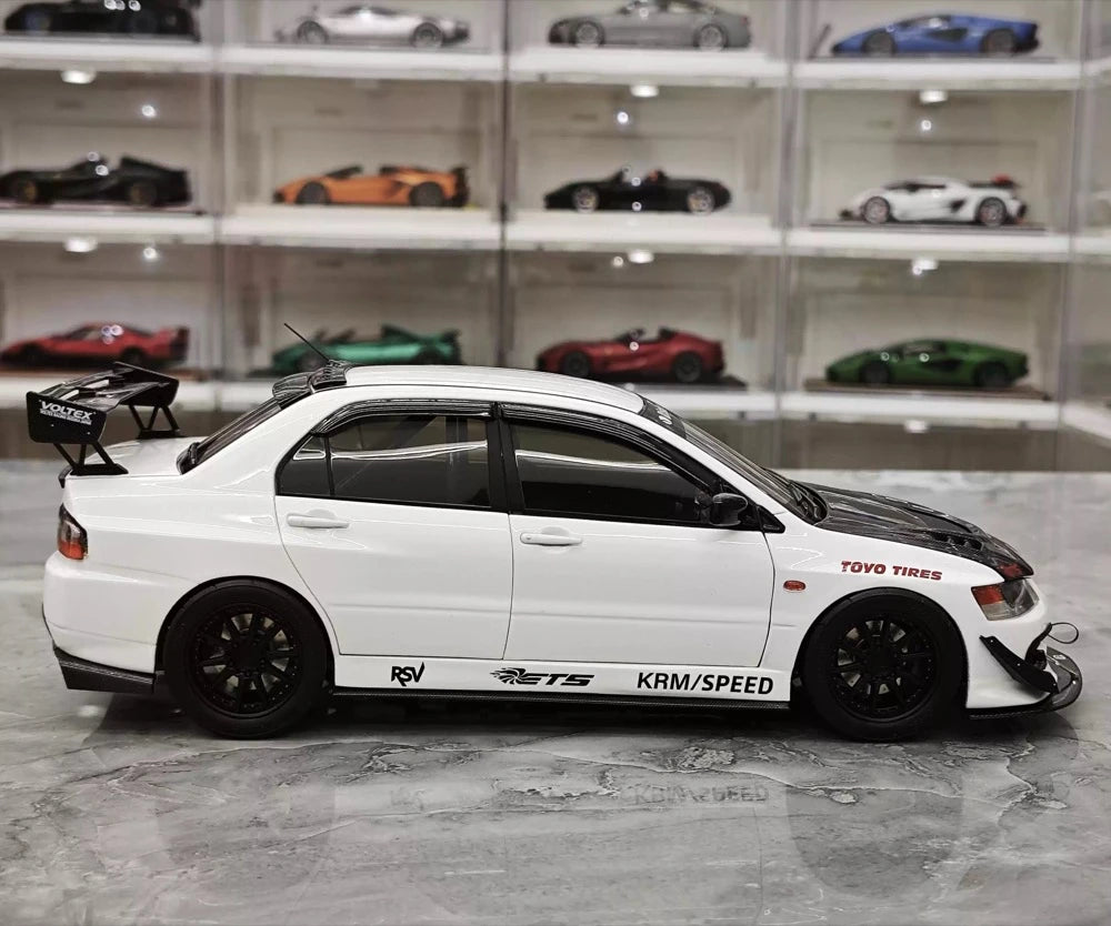 [Super A] 1:18 Mitsubishi 2006 Lancer Evolution IX MR wit modelauto Die-Cast