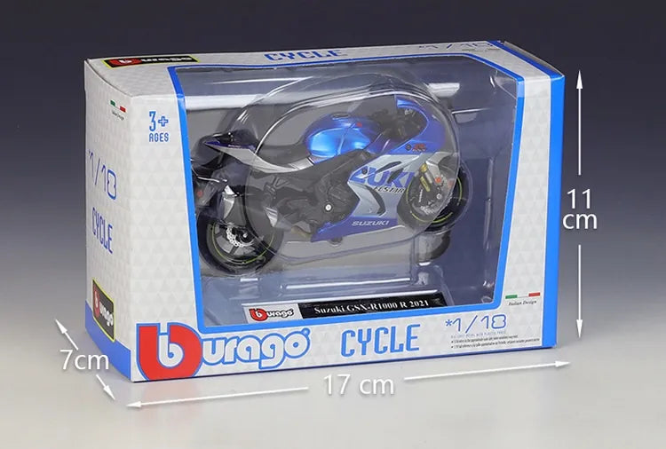 1:18 Suzuki 2017 GSX-R1000R Motorcycle Model
