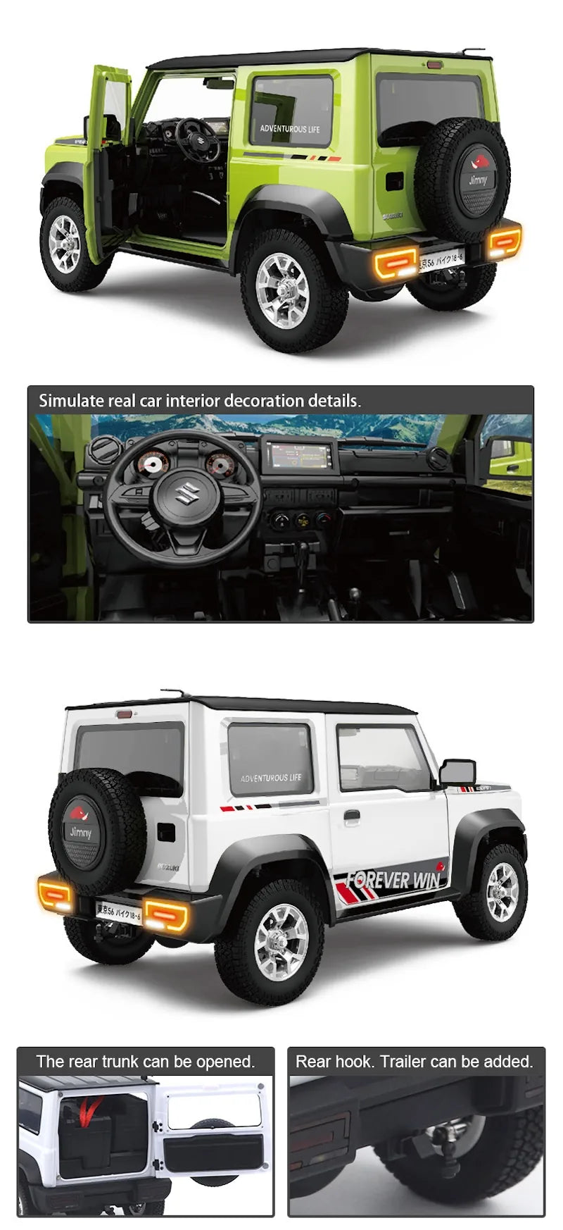 1:16 Scala Suzuki Jimny RC Off-Road Crawler - 2.4GHz Simulation auto Series RC auto