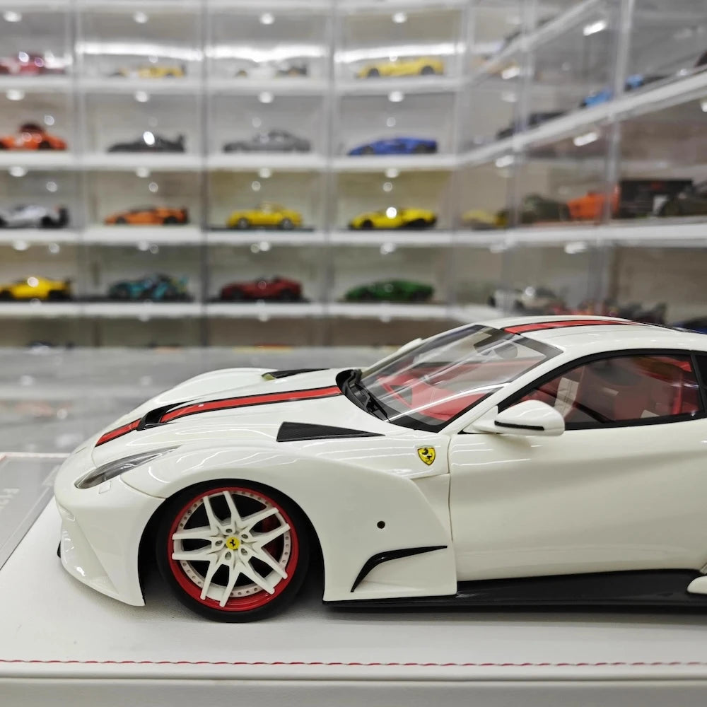 [TE] 1:18 Ferrari 2016 F12 N-Largo S White Model Car Resin