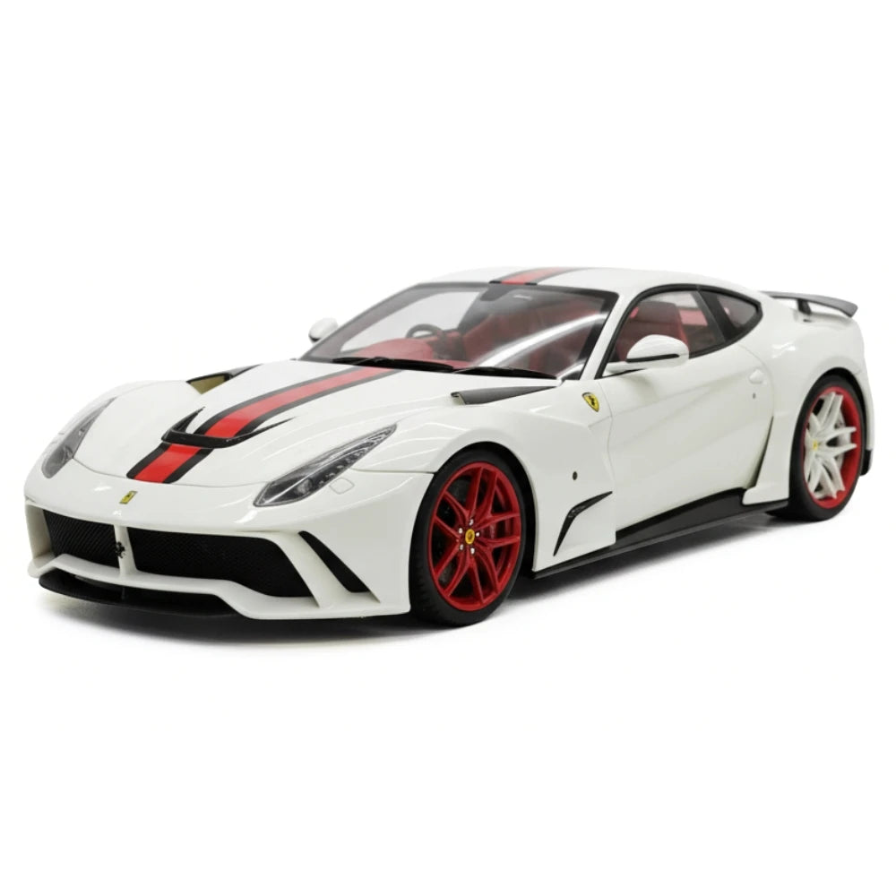 [TE] 1:18 Ferrari 2016 F12 N-Largo S White Model Car Resin