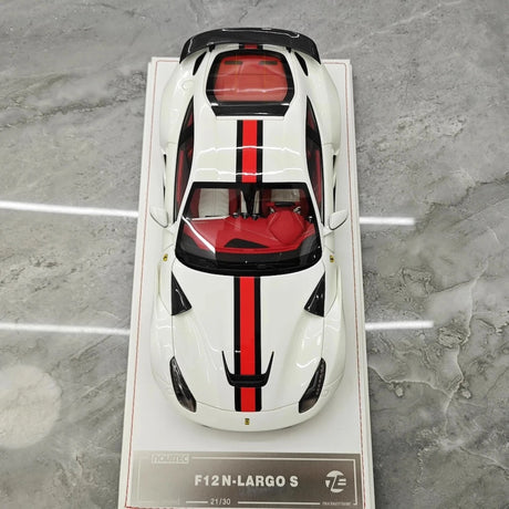[TE] 1:18 Ferrari 2016 F12 N-Largo S White Model Car Resin