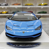 [TE] 1:18 Lamborghini 2016 Centenario LP770-4 sininen pienoismalli Hartsi