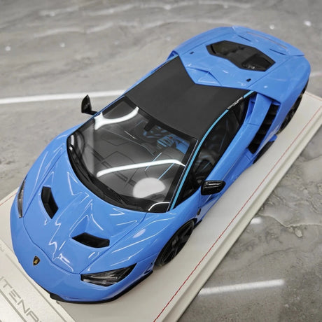 [TE] 1:18 Lamborghini 2016 Centenario LP770-4 Blue Model Car Resin