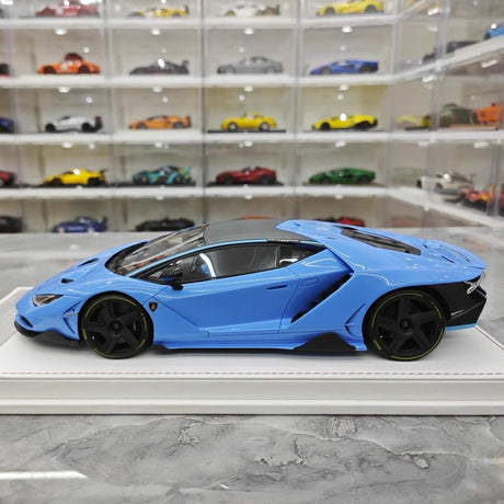 [TE] 1:18 Lamborghini 2016 Centenario LP770-4 Blue Model Car Resin
