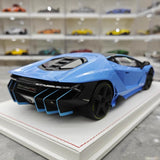 [TE] 1:18 Lamborghini 2016 Centenario LP770-4 sininen pienoismalli Hartsi