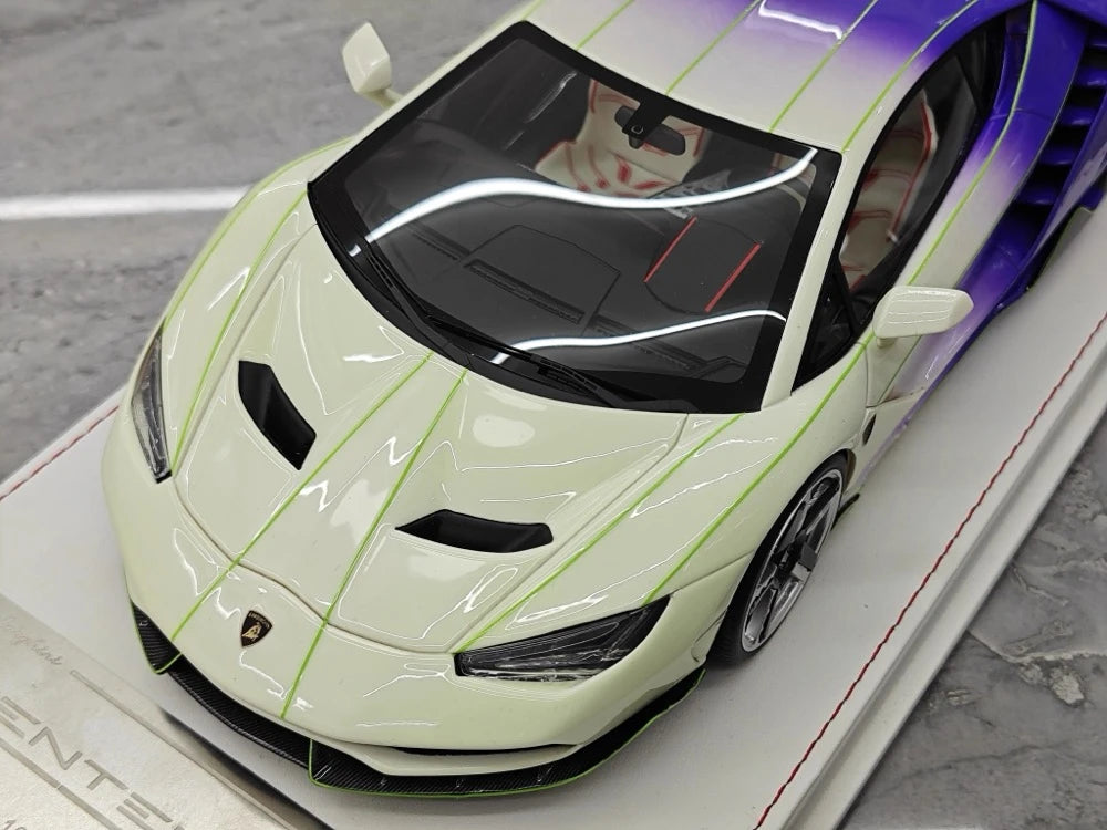 [TE] 1:18 Lamborghini 2016 Centenario LP770-4 Gradient モデルカー レジン