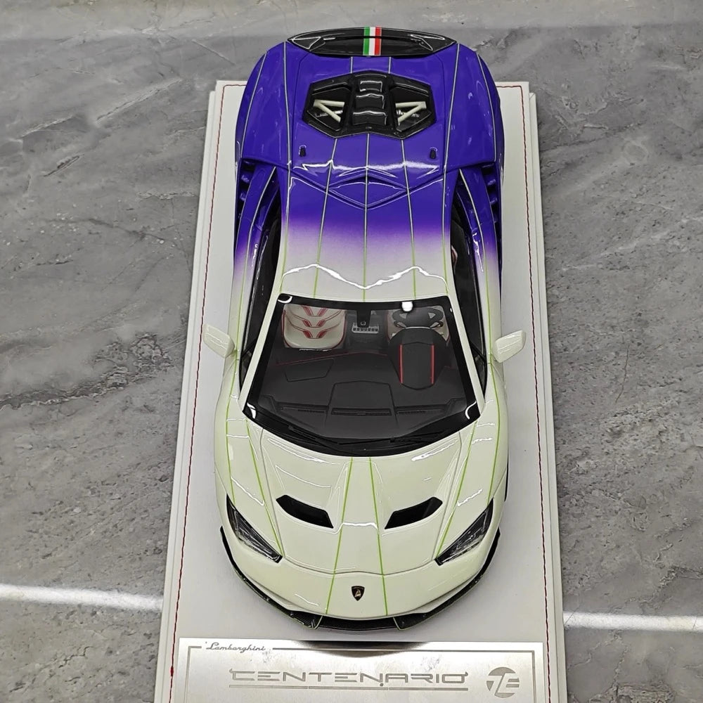 [TE] 1:18 Lamborghini 2016 Centenario LP770-4 Gradient Model Car Resin