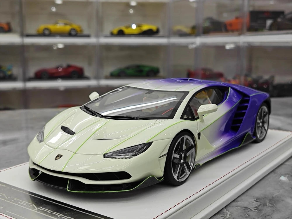 [TE] 1:18 Lamborghini 2016 Centenario LP770-4 Gradient モデルカー レジン