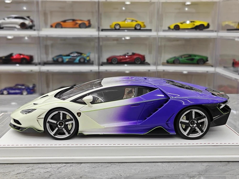 [TE] 1:18 Lamborghini 2016 Centenario LP770-4 Gradient モデルカー レジン