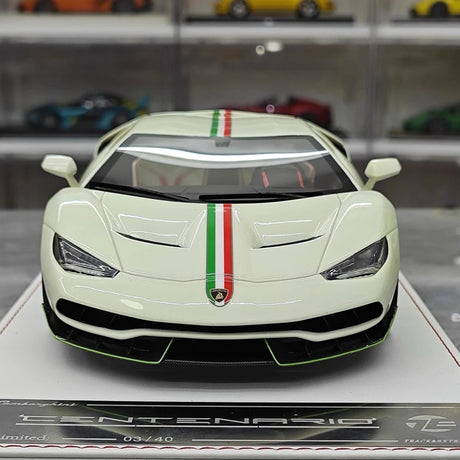 [TE] 1:18 Lamborghini 2016 Centenario LP770-4 White Model Car Resin