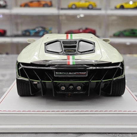 [TE] 1:18 Lamborghini 2016 Centenario LP770-4 White Model Car Resin