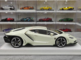 [TE] 1:18 Lamborghini 2016 Centenario LP770-4 White Model Car Resin