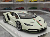 [TE] 1:18 Lamborghini 2016 Centenario LP770-4 White Model Car Resin