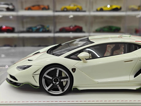 [TE] 1:18 Lamborghini 2016 Centenario LP770-4 White Model Car Resin
