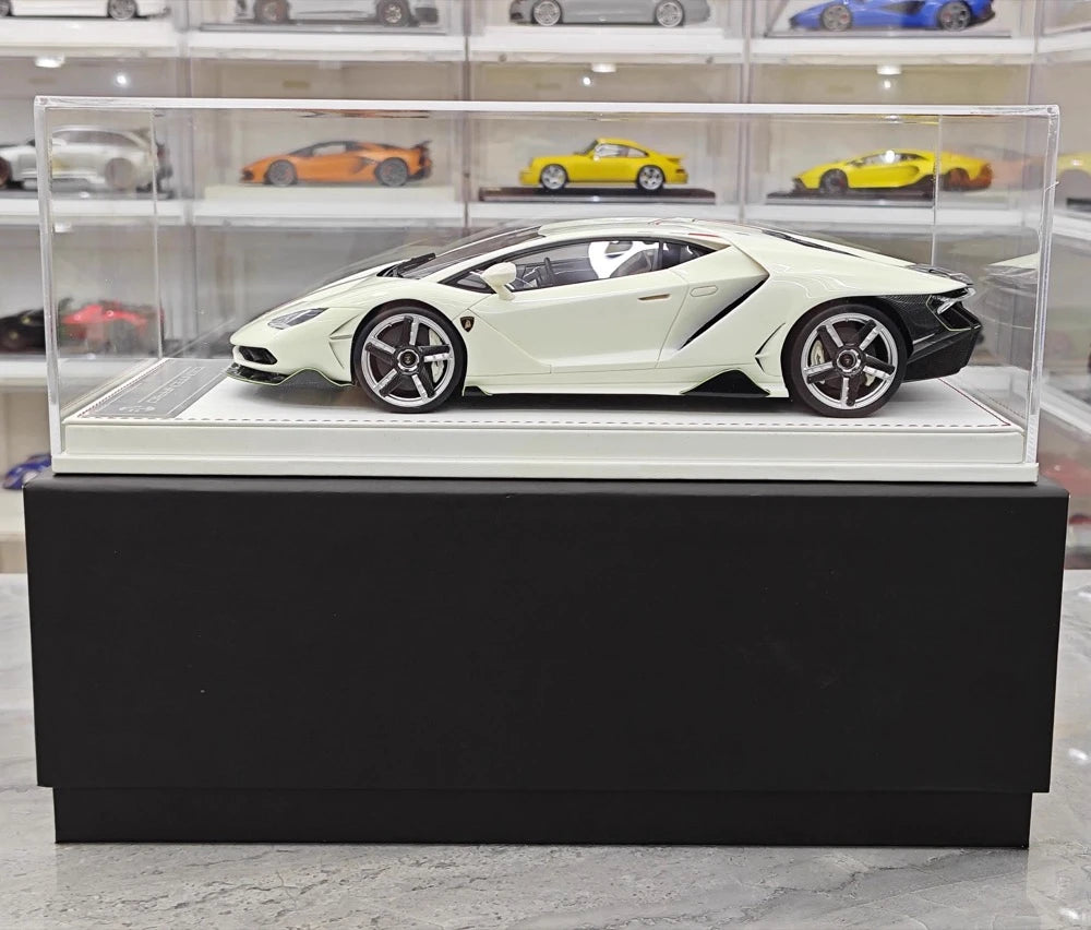 [TE] 1:18 Lamborghini 2016 Centenario LP770-4 White Model Car Resin