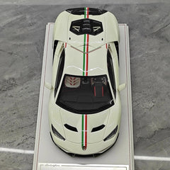 [TE] 1:18 Lamborghini 2016 Centenario LP770-4 White Model Car Resin