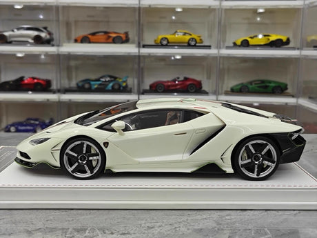 [TE] 1:18 Lamborghini 2016 Centenario LP770-4 White Model Car Resin