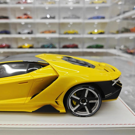 [TE] 1:18 Lamborghini 2016 Centenario LP770-4 Yellow Model Car Resin