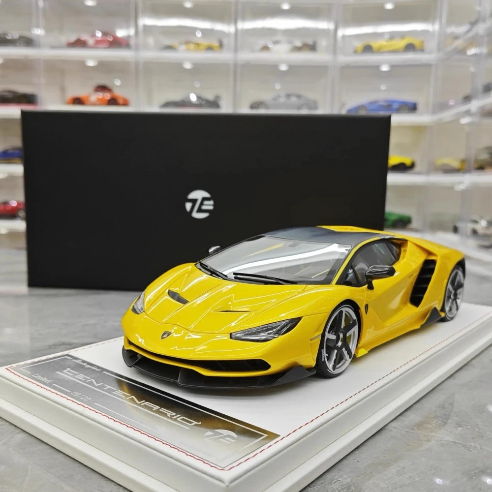 [TE] 1:18 Lamborghini 2016 Centenario LP770-4 Yellow Model Car Resin