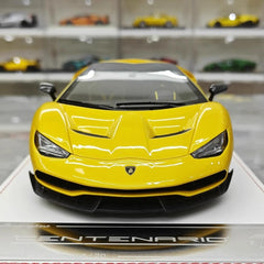 [TE] 1:18 Lamborghini 2016 Centenario LP770-4 Yellow Model Car Resin