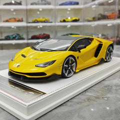 [TE] 1:18 Lamborghini 2016 Centenario LP770-4 Yellow Model Car Resin