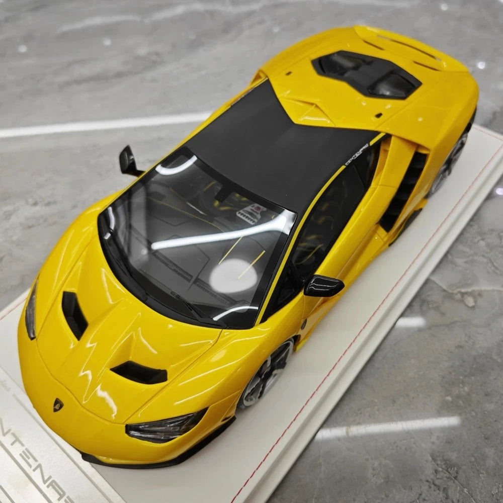 [TE] 1:18 Lamborghini 2016 Centenario LP770-4 Yellow Model Car Resin