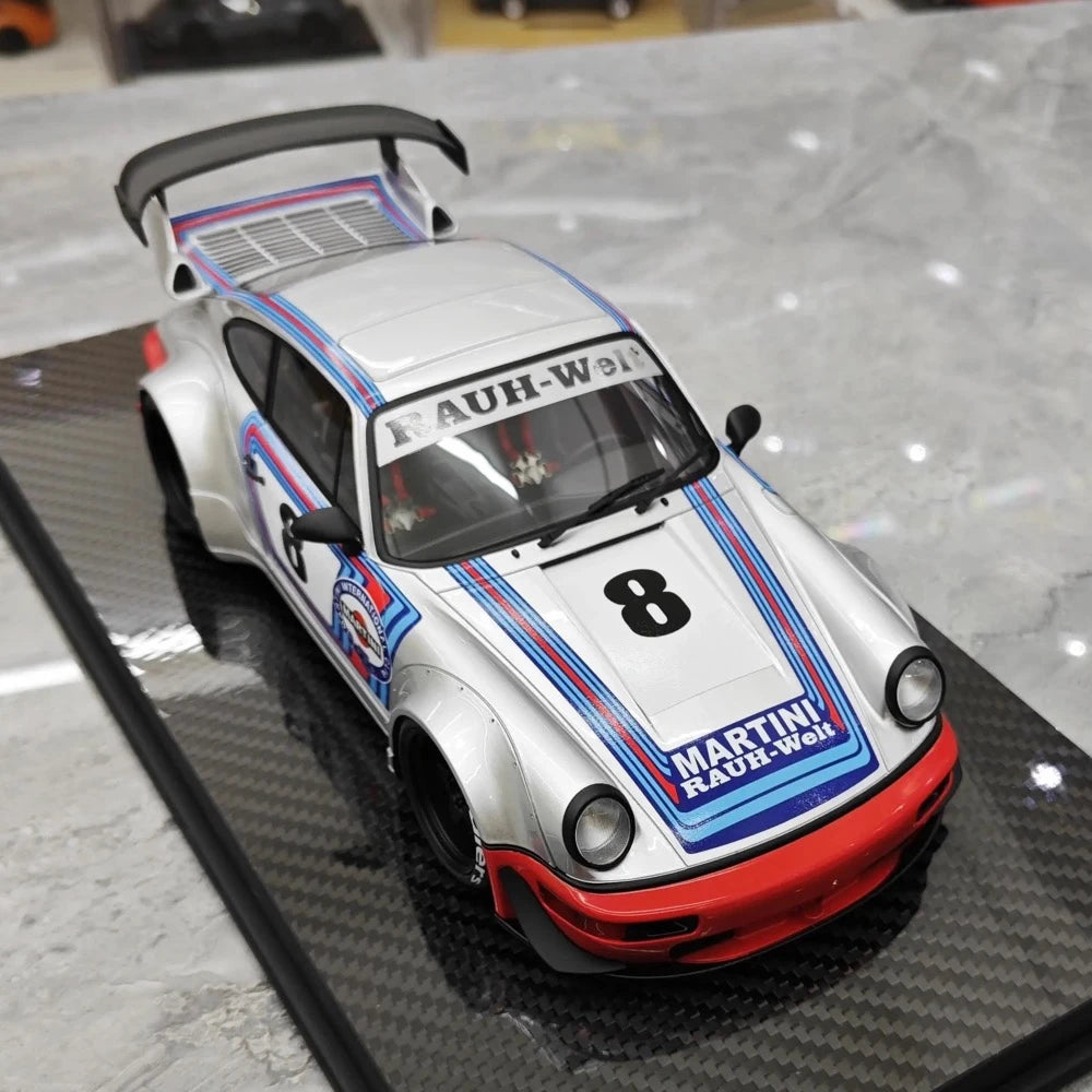 [TGM] 1:18 Porsche 1993 964 RWB Martini Model Car Resin