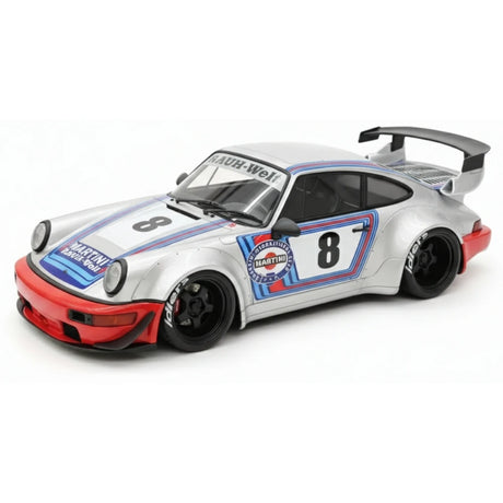 [TGM] 1:18 Porsche 1993 964 RWB Martini Model Car Resin