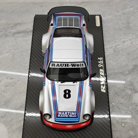 [TGM] 1:18 Porsche 1993 964 RWB Martini Model Car Resin