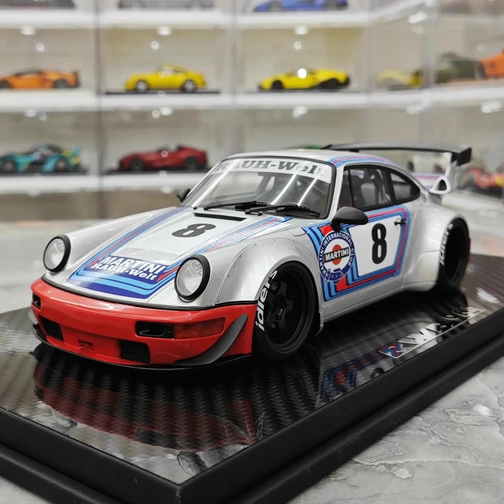 [TGM] 1:18 Porsche 1993 964 RWB Martini Model Car Resin