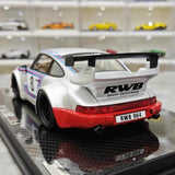 [TGM] 1:18 Porsche 1993 964 RWB Martini modellbil harts