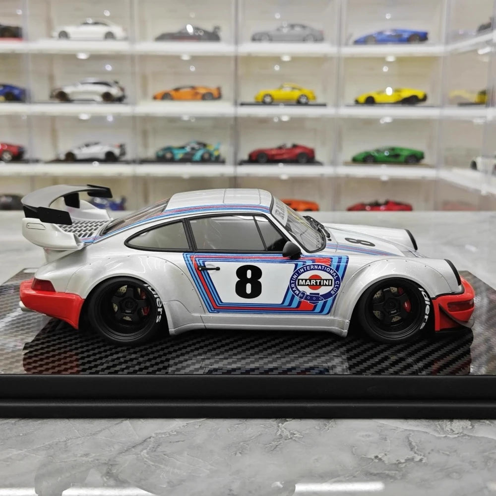 [TGM] 1:18 Porsche 1993 964 RWB Martini Model Car Resin