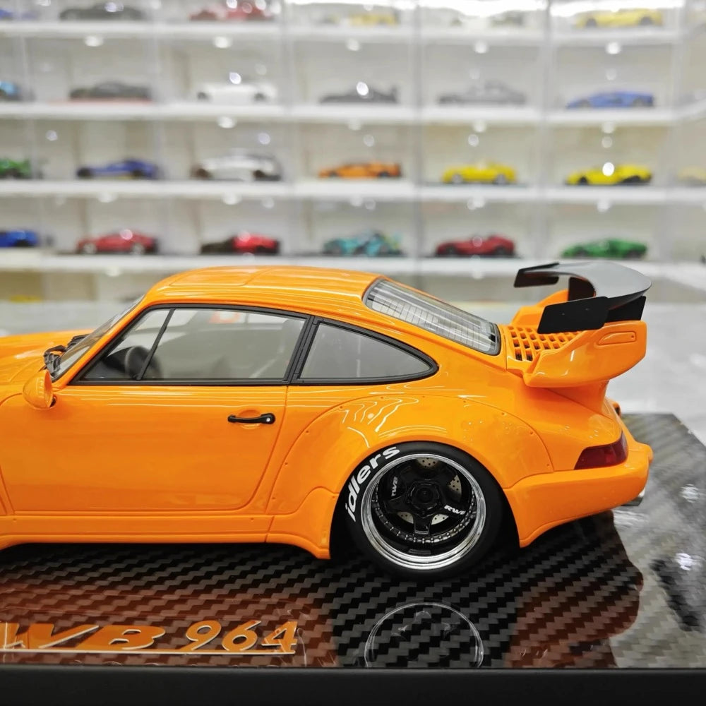 [TGM] 1:18 Porsche 1993 964 RWB Orange Model Car Resin