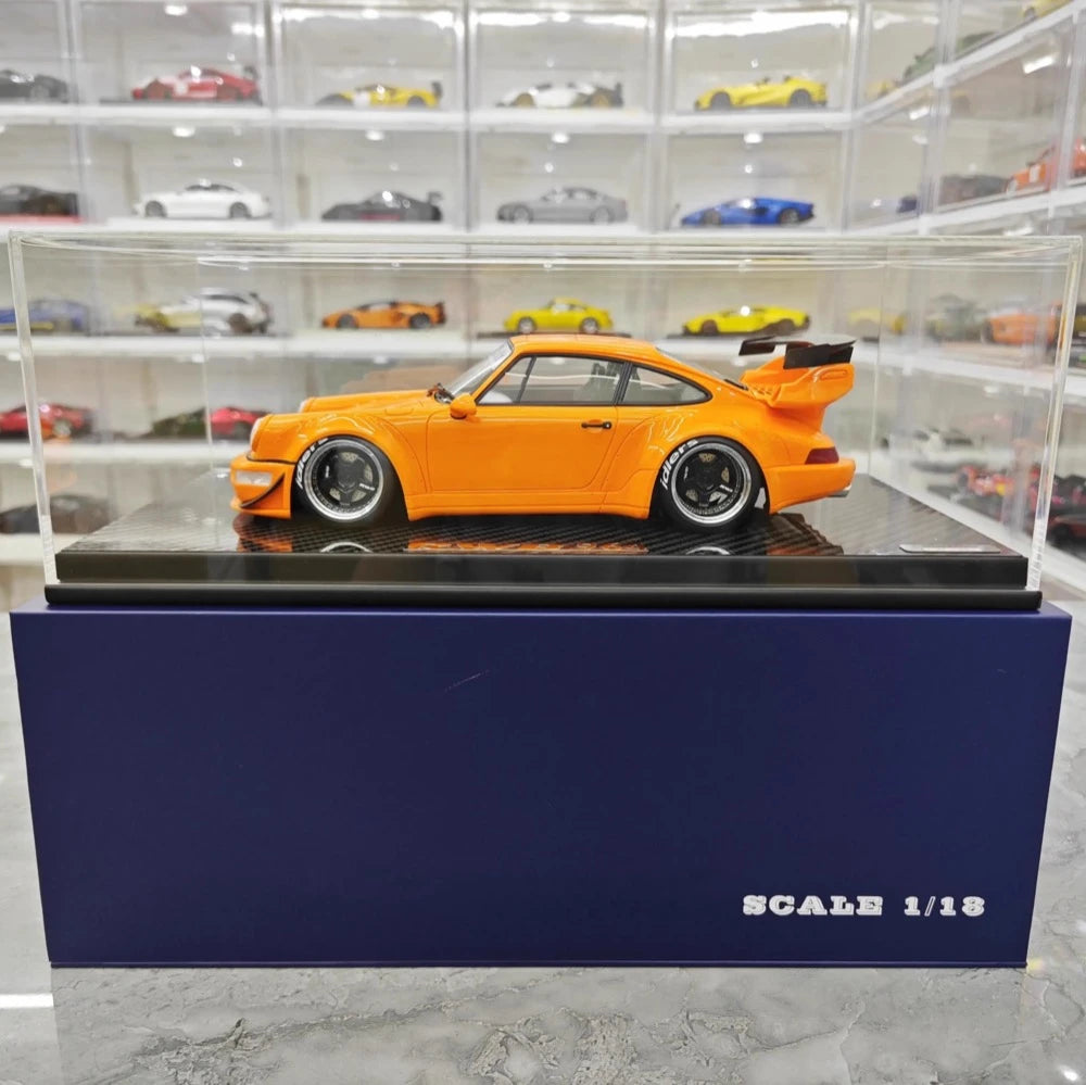 [TGM] 1:18 Porsche 1993 964 RWB orange voiture miniature Resin
