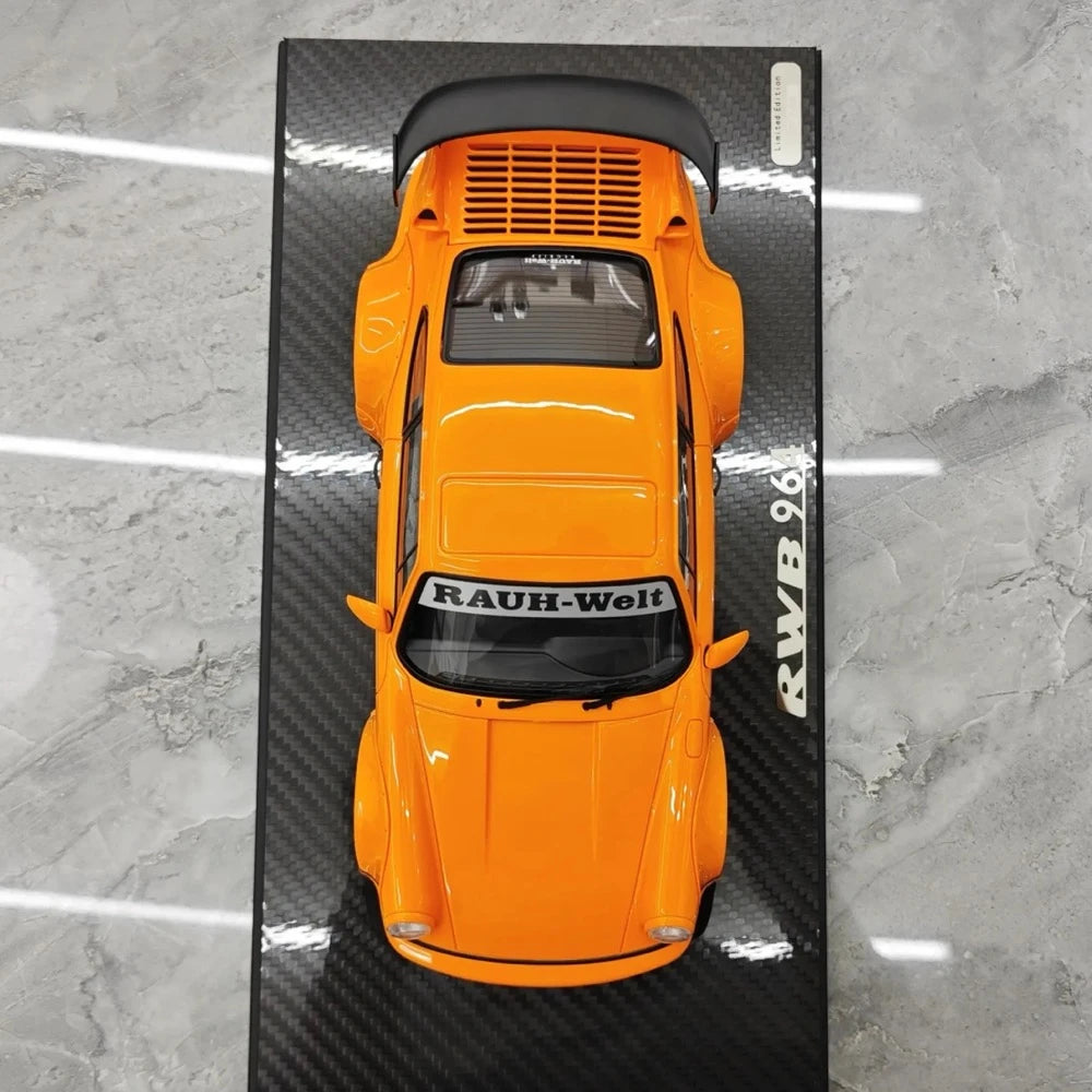 [TGM] 1:18 Porsche 1993 964 RWB orange voiture miniature Resin