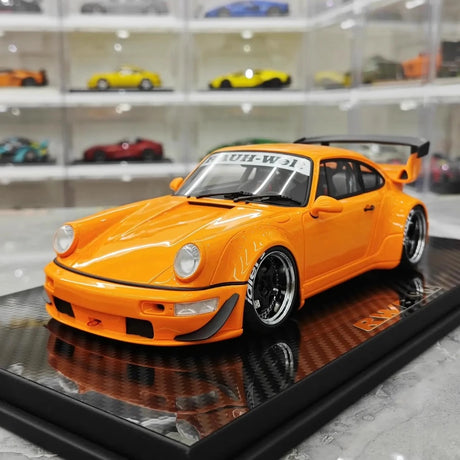 [TGM] 1:18 Porsche 1993 964 RWB Orange Model Car Resin