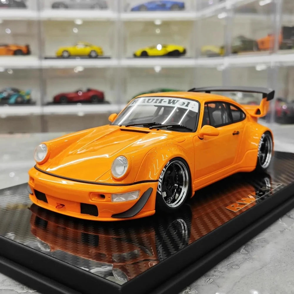 [TGM] 1:18 Porsche 1993 964 RWB Orange Model Car Resin