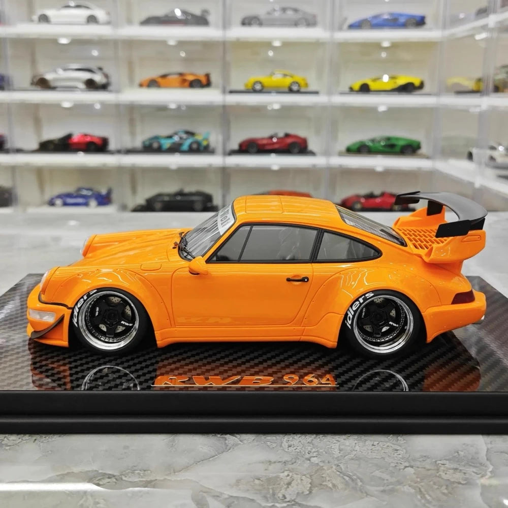 [TGM] 1:18 Porsche 1993 964 RWB Orange Model Car Resin