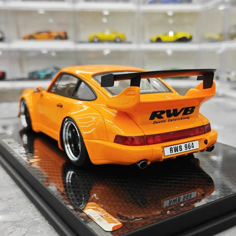 [TGM] 1:18 Porsche 1993 964 RWB Orange Model Car Resin