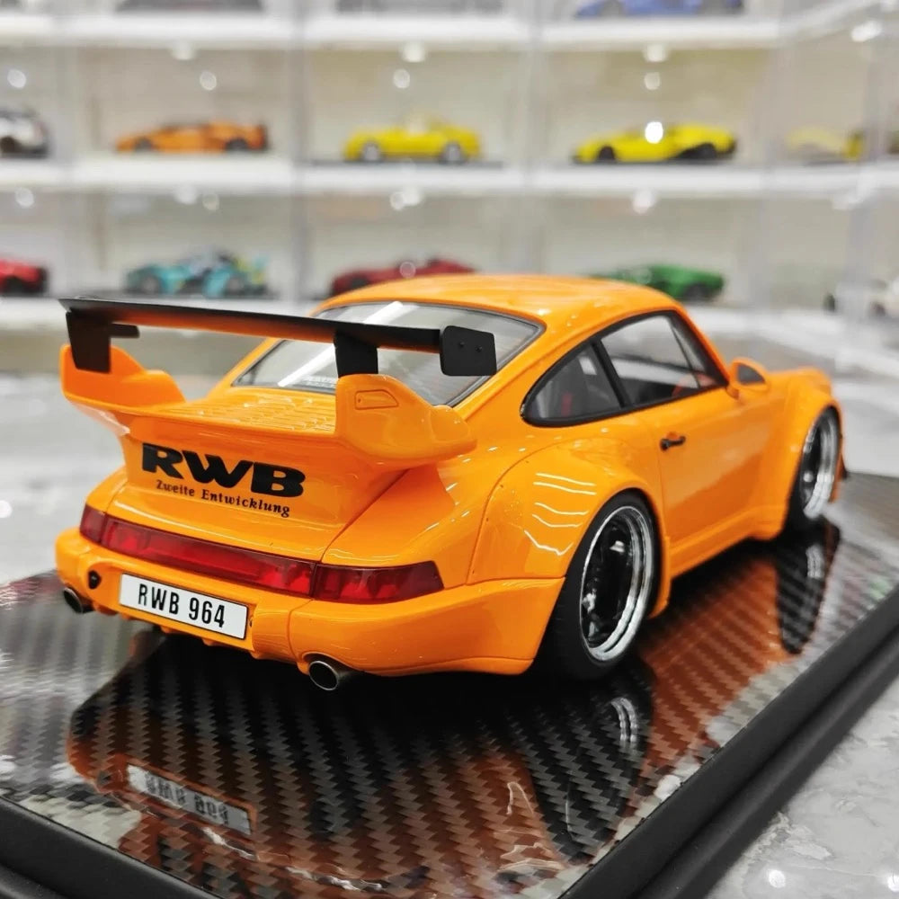 [TGM] 1:18 Porsche 1993 964 RWB orange voiture miniature Resin