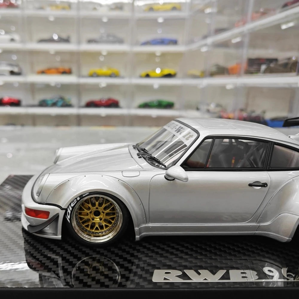 [TGM] 1:18 Porsche 1993 964 RWB hopea pienoismalli Hartsi