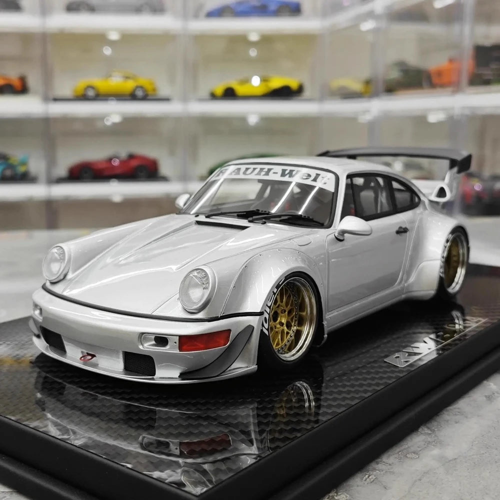 [TGM] 1:18 Porsche 1993 964 RWB hopea pienoismalli Hartsi