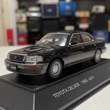 [TOSA] 1:43 Toyota 1992 Celsior UCF11 Black Model Car Die-Cast