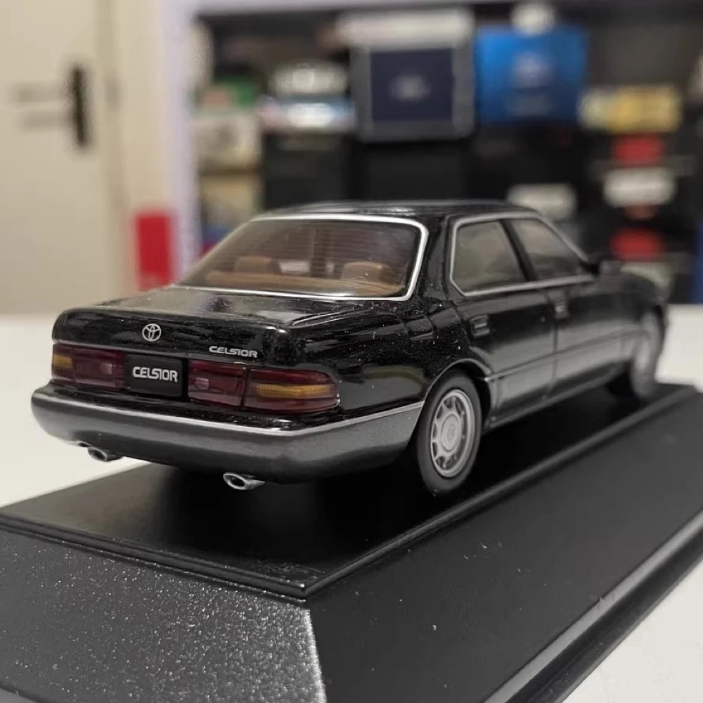 [TOSA] 1:43 Toyota 1992 Celsior UCF11 Black Model Car Die-Cast