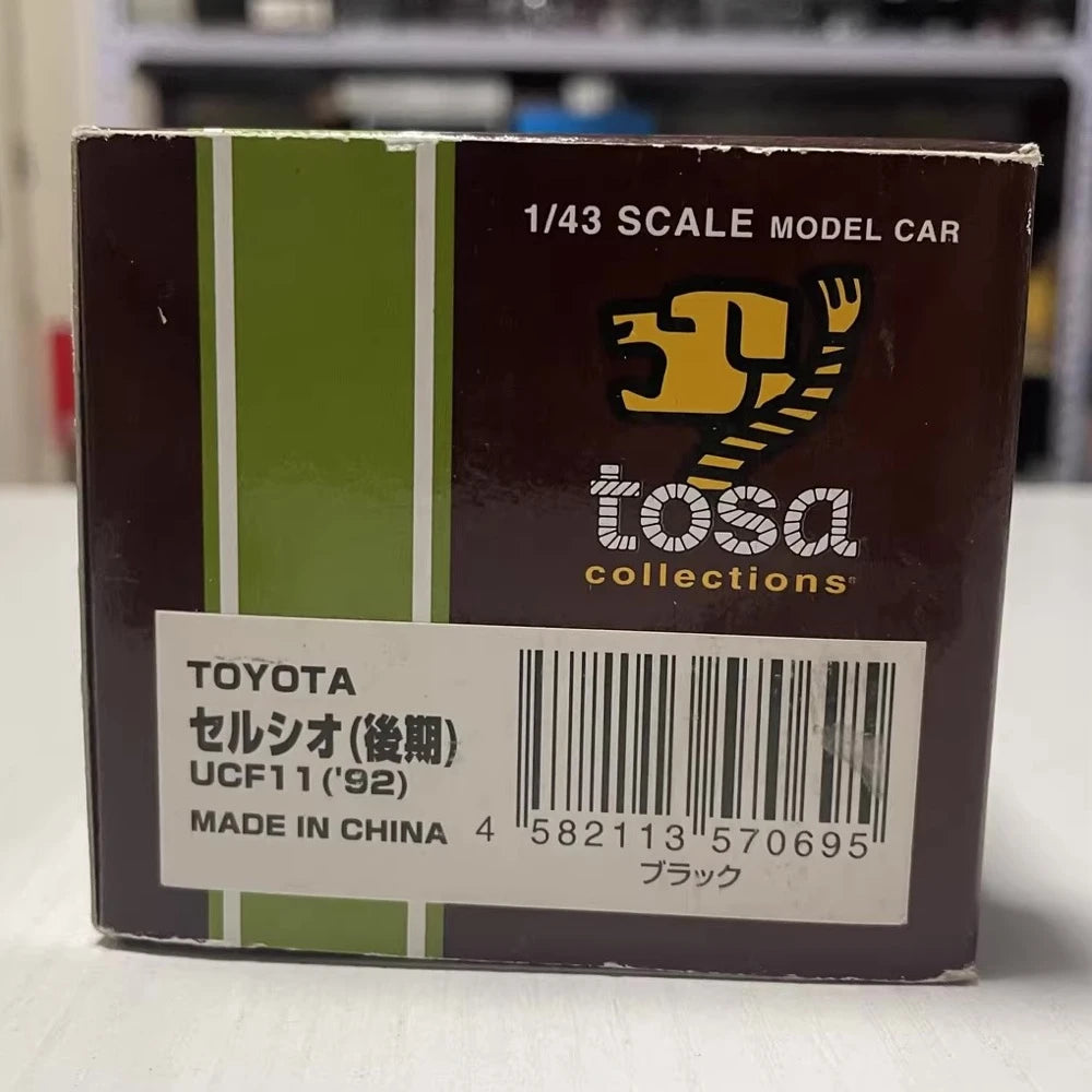 [TOSA] 1:43 Toyota 1992 Celsior UCF11 Black Model Car Die-Cast