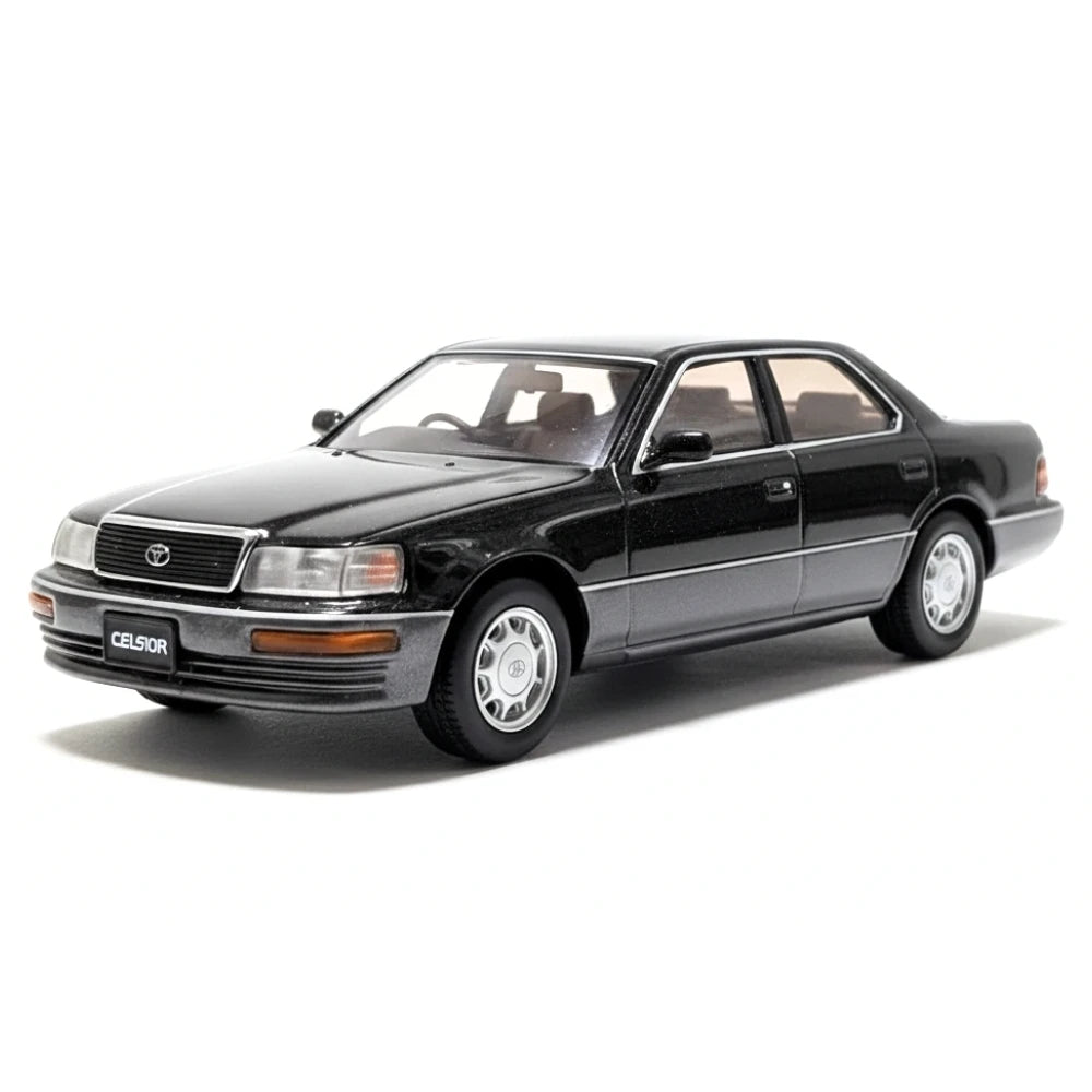 [TOSA] 1:43 Toyota 1992 Celsior UCF11 Black Model Car Die-Cast