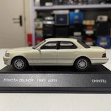[TOSA] 1:43 Toyota 1992 Celsior UCF11 vit modellbil Die-Cast