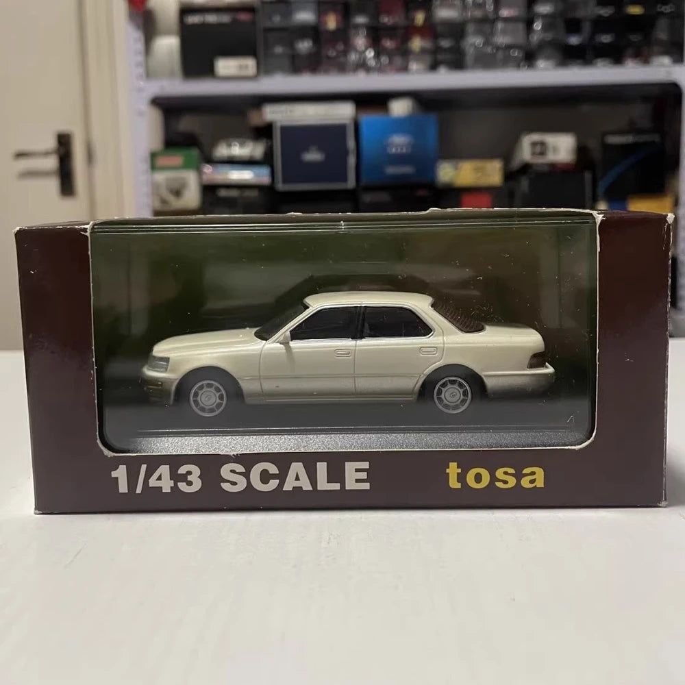 [TOSA] 1:43 Toyota 1992 Celsior UCF11 White Model Car Die-Cast