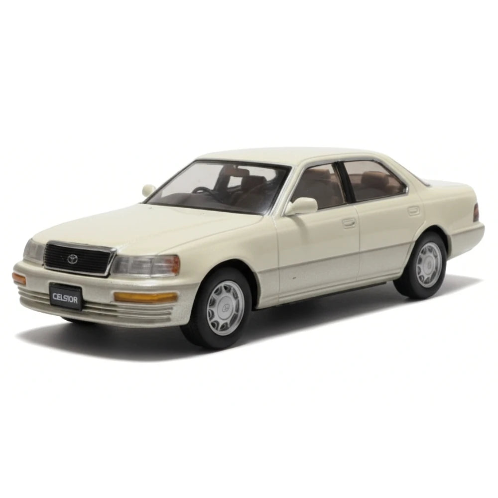 [TOSA] 1:43 Toyota 1992 Celsior UCF11 White Model Car Die-Cast